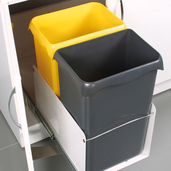 Poubelles tri sélectif de cuisine 